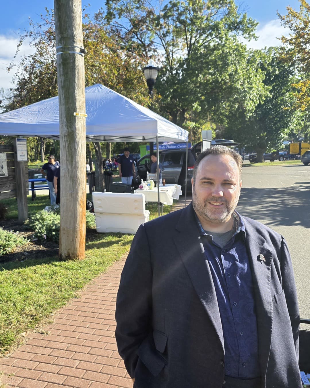 Ryan Michael Kelly at the Hightstown Harvest Festival